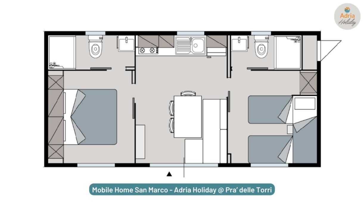 Pra' Delle Torri - Adria Holiday Mobile Homes Каорле Экстерьер фото
